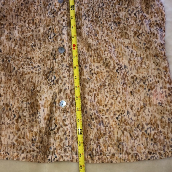 Ruby Rd. Printed Button Down - Picture 7 of 7